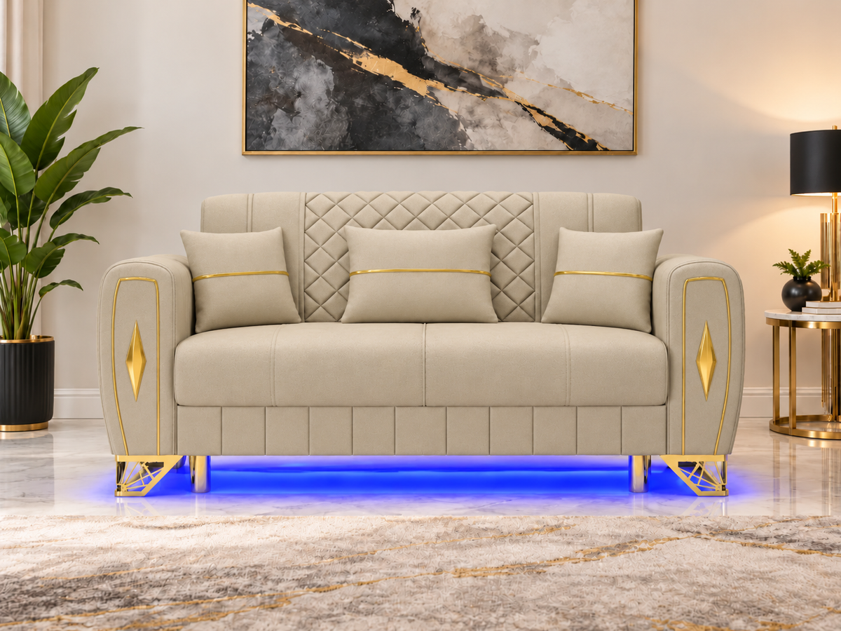 2 Seater Cream