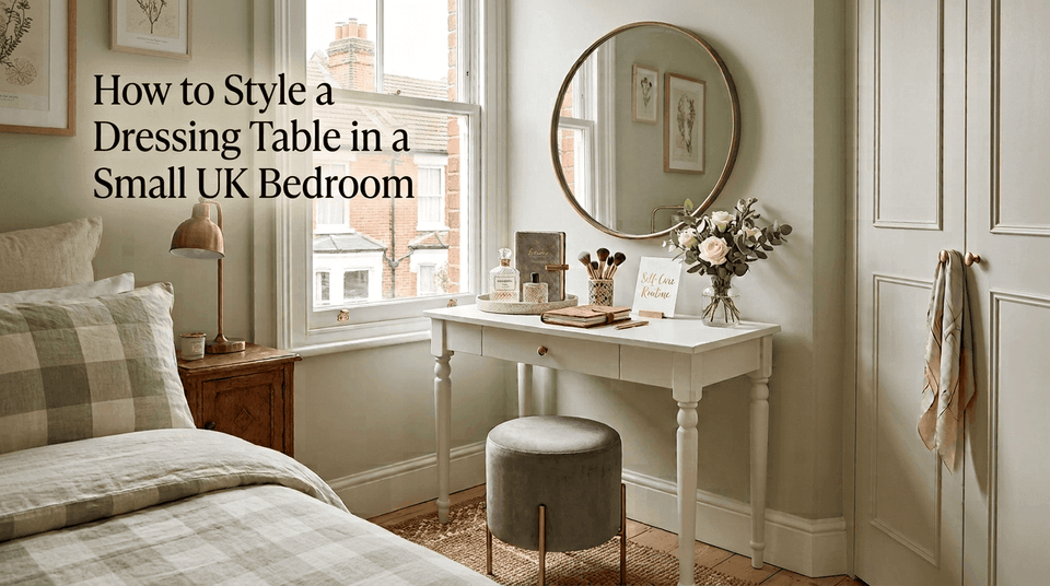 How to Style a Dressing Table in a Small UK Bedroom