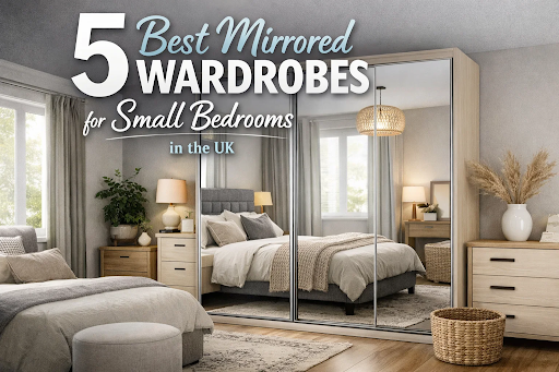 5 Best Mirrored Wardrobes for Small Bedrooms in the UK