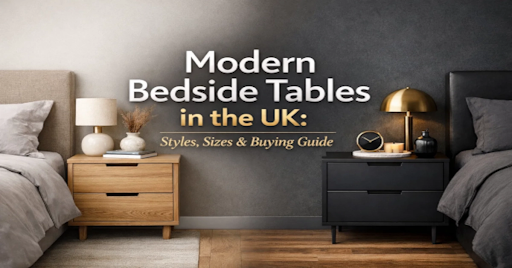 Modern Bedside Tables in the UK: Styles, Sizes & Buying Guide