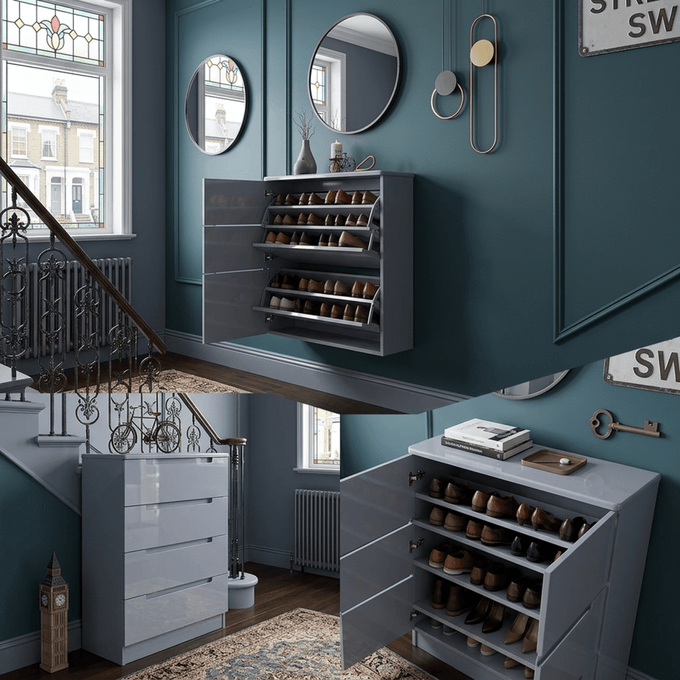 Best Shoe Cabinets in London: Space-Saving Storage for Hallways