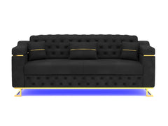 3+2 seater Black