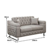 Modern  Sofa Bed with Chrome Metal Legs .