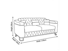 3 seater Lightgrey