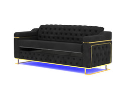 3 seater Black