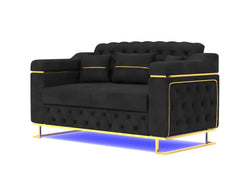 2 seater Black
