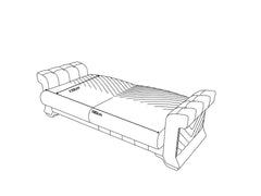 Cream 3 Seater