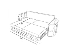 3 seater Mink