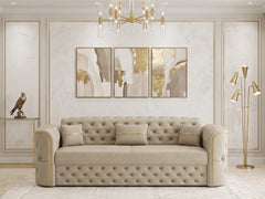 3 seater Cream