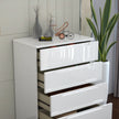 4 Tier High Gloss Chest of Drawers