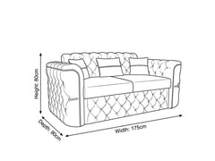 2 seater Cream