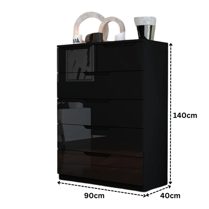 4+2 High Gloss Chest of Drawers