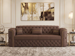3 seater Brown