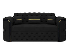 3+2 seater Black