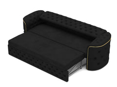 3+2 seater Black