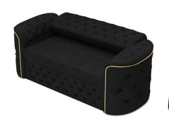 3+2 seater Black