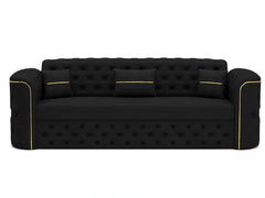 3 seater Black