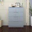 3+2 High Gloss Chest of Drawers