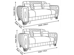 3+2 Seater Cream