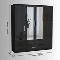 Verona 4 Door Wardrobe