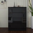 4 Tier High Gloss Chest of Drawers