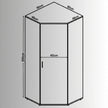 Verona | 1 door Corner | White