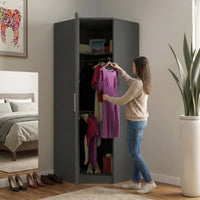 Verona 1 Door Corner Wardrobe
