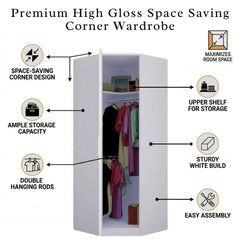 Verona | 1 door Corner | White