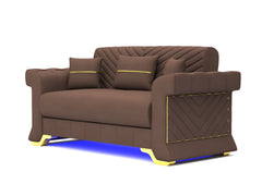 Brown 2 Seater