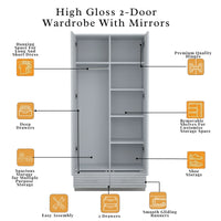 Verona 2 Door Wardrobe