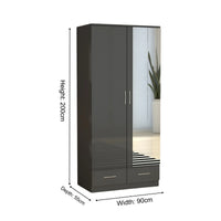 Verona 2 Door Wardrobe