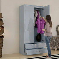 Verona Glossy Wardrobe