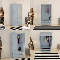 Verona Glossy Wardrobe