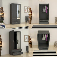 Verona Glossy Wardrobe
