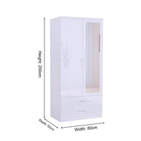 Verona Glossy Wardrobe