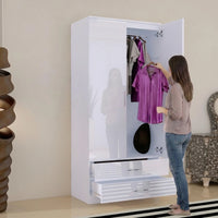 Verona Glossy Wardrobe