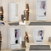 Verona Glossy Wardrobe