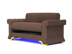 Brown 2 Seater
