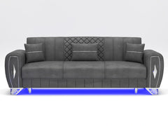 3+2 seater gray