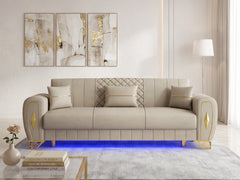3 Seater Cream