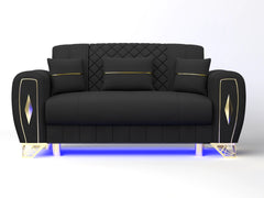 2 seater Black