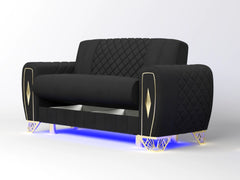 2 seater Black