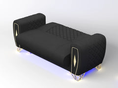 2 seater Black