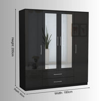 Verona 4 Door Wardrobe