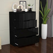 3+2 High Gloss Chest of Drawers