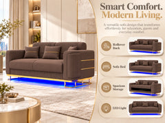 2 seater brown