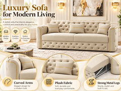 2 seater Cream