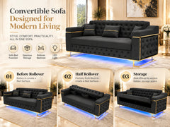 2 seater Black