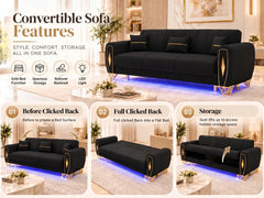 2 seater Black