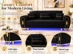 2 seater Black
